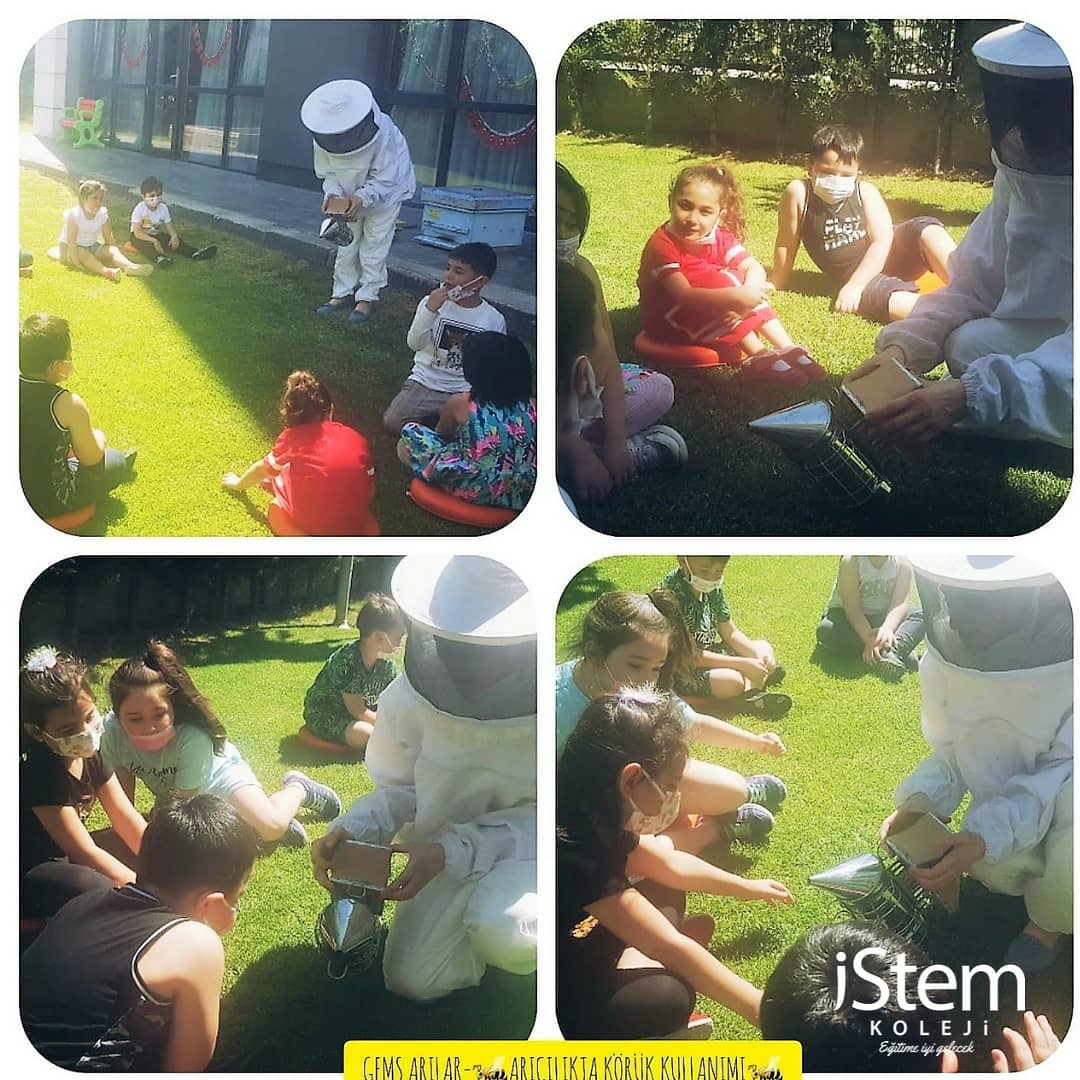 iStemKoleji's tweet photo. Arıcılıkta körük kullanımını deneyimleyerek öğrenen Anaokulu öğrencilerimiz yaşamın içinde gelişiyor. Onlar geleceğimiz. Geleceğimizi önemsiyoruz.🌟
#iStemAnaokulu #Geleceğimiz #MutluGelecek https://t.co/rvHnq79Gvz