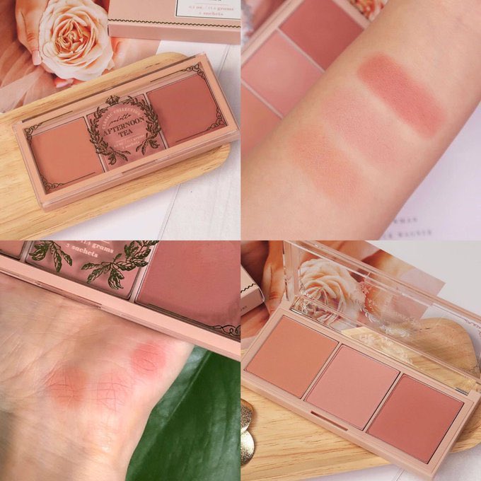 coverbeautyy's tweet photo. #พร้อมส่ง 
🔥 -50%  #PONYEFFECT  🔥

 〰 im meme afternoon tea blusher palette สี 01

______ราคา 390฿

📮ค่าส่ง 40/60 ชิ้นต่อไป+10
#cvby  #HowtoPerfect #ชี้เป้าโปรถูก #ถูกและดีบอกต่อ #รับหิ้วเกาหลี #immeme #cvbyพร้อมส่ง https://t.co/FC6eA4HZuk