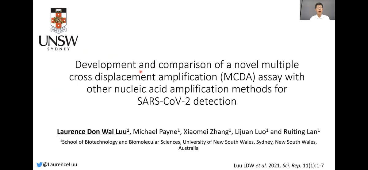 LaurenceLuu's tweet image. Check out my eposter #322 at #2021ASM on developing a rapid Covid detection assay. 

Don’t forget to also check out other #Lanlab posters, #307, #321, #328, #329, #334, #336. @AUSSOCMIC @UNSWBABS