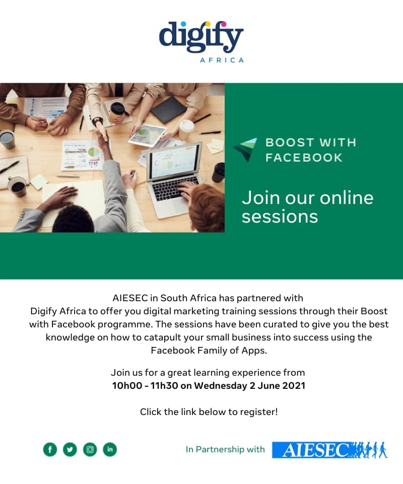 We are starting our digital marketing series tomorrow at <a href="/10/">PR</a> am- Make better ads with Facebook Reporting.

REGISTER!!: bit.ly/aiesecboostwit…