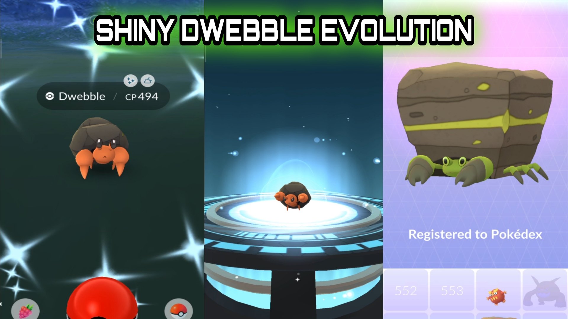 Dwebble Pokédex