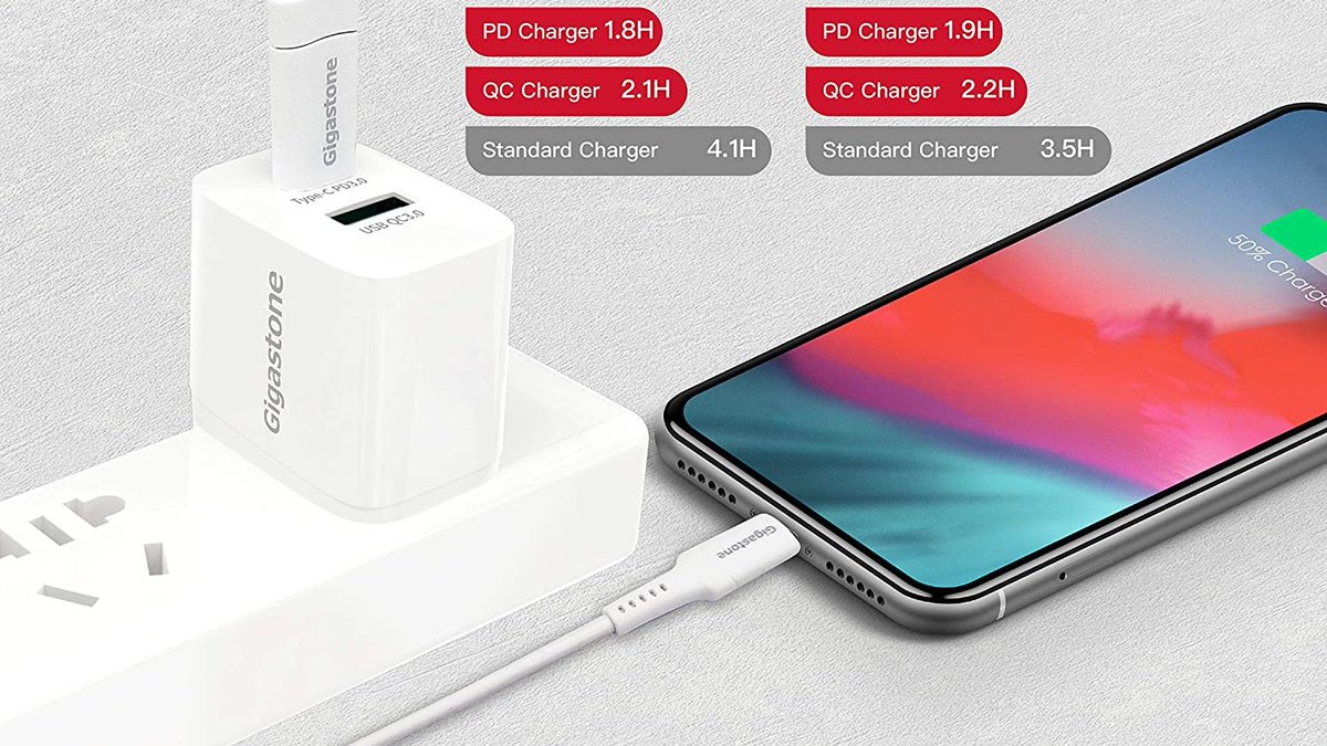 GigastoneJapan's tweet photo. Gigastone 充電器 ACアダプター
=👉 2ポートUSB-A + USB-C 
=⚡️ 18W Type C 急速充電対応 PD3.0/QC3.0対応
=💪最高水準の安全性 PSE認証済

#Appledevice #買ってよかったもの #在宅ワーク 

Amazonで買いましょう👉https://t.co/1T1jR5FyIQ https://t.co/YIjClRvujz