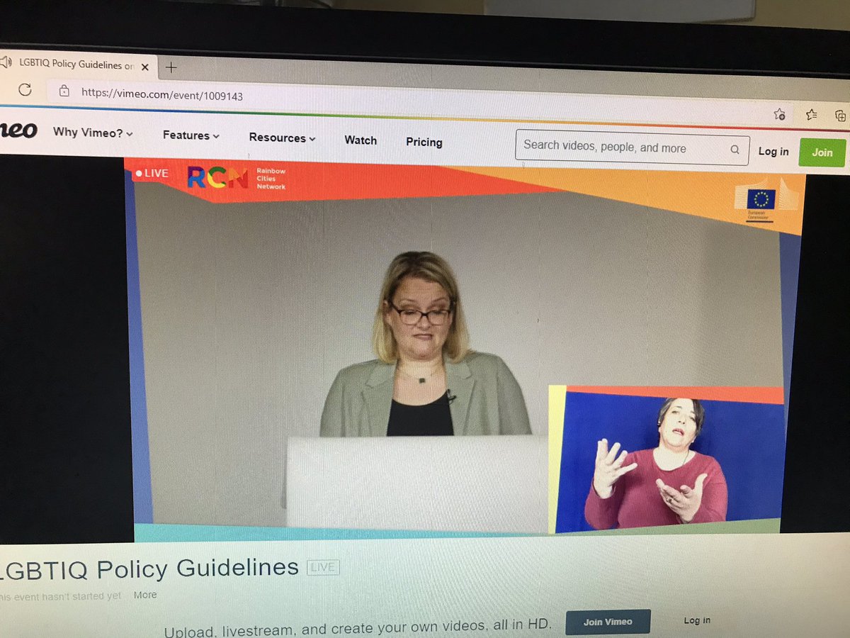 Siobhan_ODowd's tweet photo. Listening to #JulianeSteeger chair of @RainbowcitiesO addressing that regular question ‘why is there a need for #RainbowCitiesNetwork” and answering it brilliantly! #LGBTIPolicy #Europe4Citizens @CorkLGBTweek #PrideMonth https://t.co/qQ9xWFYvMD