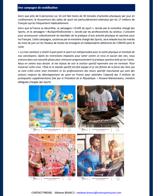 UNION des ENTREPRISES Sport & Cycle tweet media