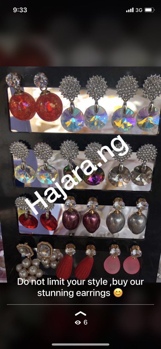 hajaaraaa's tweet photo. Cute earrings for your style .
If you like simple and classy then this is for you 
800 naira only 
Also in wholesale https://t.co/8TjRdBn1Fl