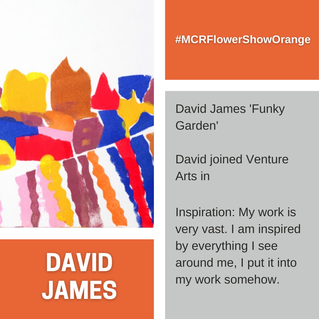 Manchester Flower Show Day Four! 🌸 #MCRFlowerShowOrange 🧡 Have you been to the show yet? If not, get a groove on and head down to see the fantastic artwork by David James called ‘Funky Garden’ #MCRFlowerShow #SeedOfChange