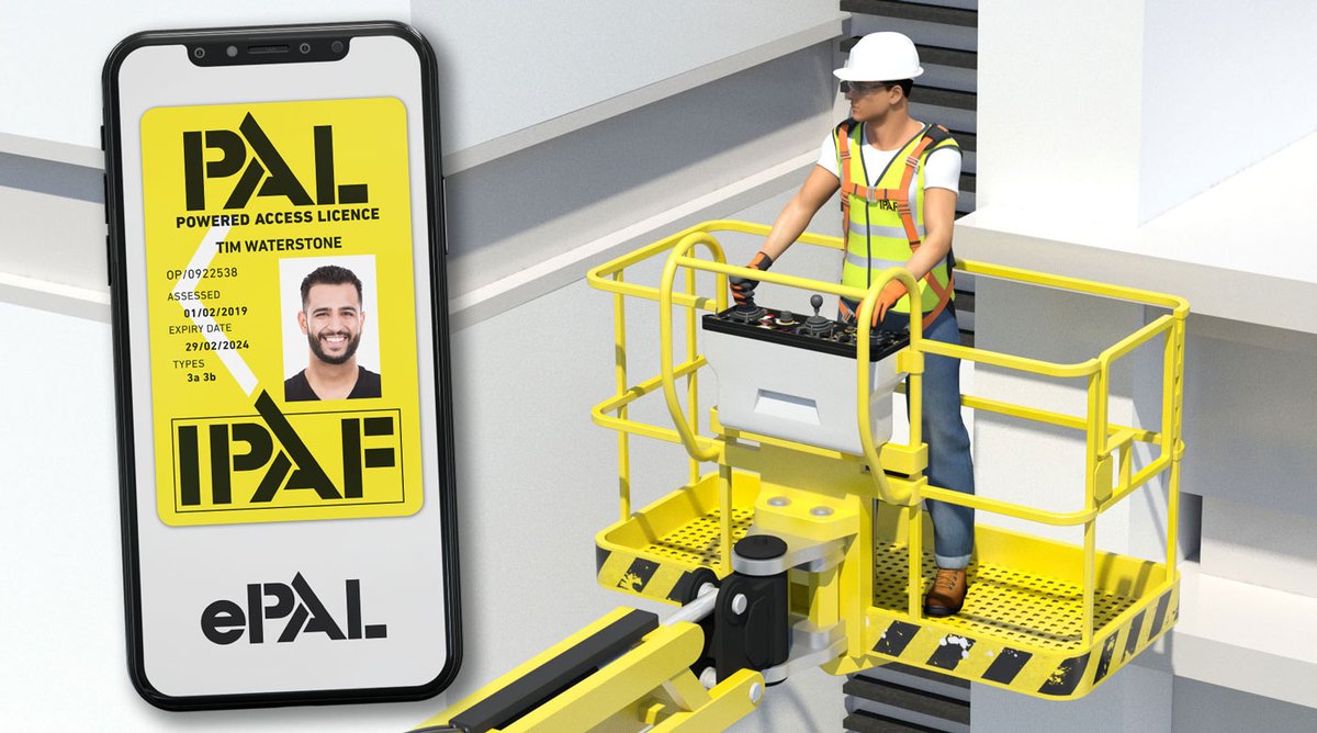 IPAForg's tweet photo. It's officially here - the PAL Card on a phone through IPAF's new mobile app for operators of MEWPs & MCWPs. Available for new and existing licence holders in the UK and Ireland. https://t.co/gWOsAM4EIn
#IPAF #ePAL #PALCard https://t.co/ofRtnRpVEt