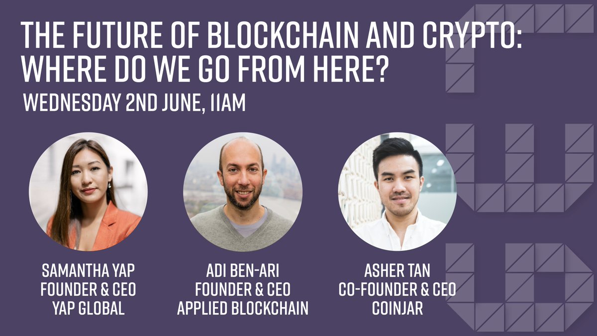 Level39CW's tweet photo. Don't forget to register for tomorrow's @Level39 webinar!💻

Join us for this unmissable event and hear from three @level39 member CEOs, positioned at the forefront of #blockchain and #cryptocurrency tech!💸

Sign up here: https://t.co/sEHVDPMP24 https://t.co/LW5ZOzqfMg