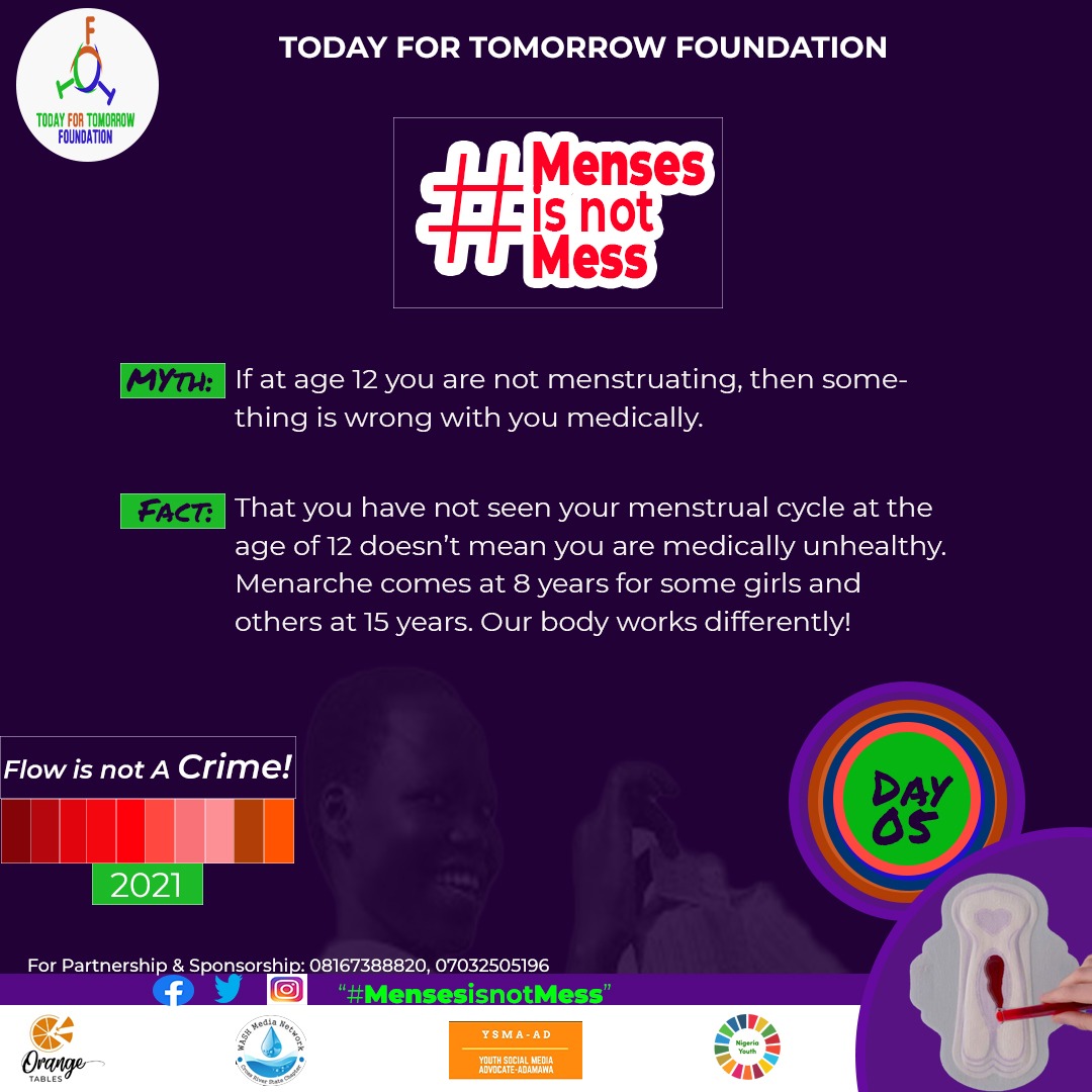 Mmesomachi_'s tweet photo. Day5 is here. 🔥🔥🔥

#MensesIsNotMess
#MenstruationMatters
#MHM
#MHM2021
#SRHR
#EndPeriodPoverty https://t.co/ySn032IrM1