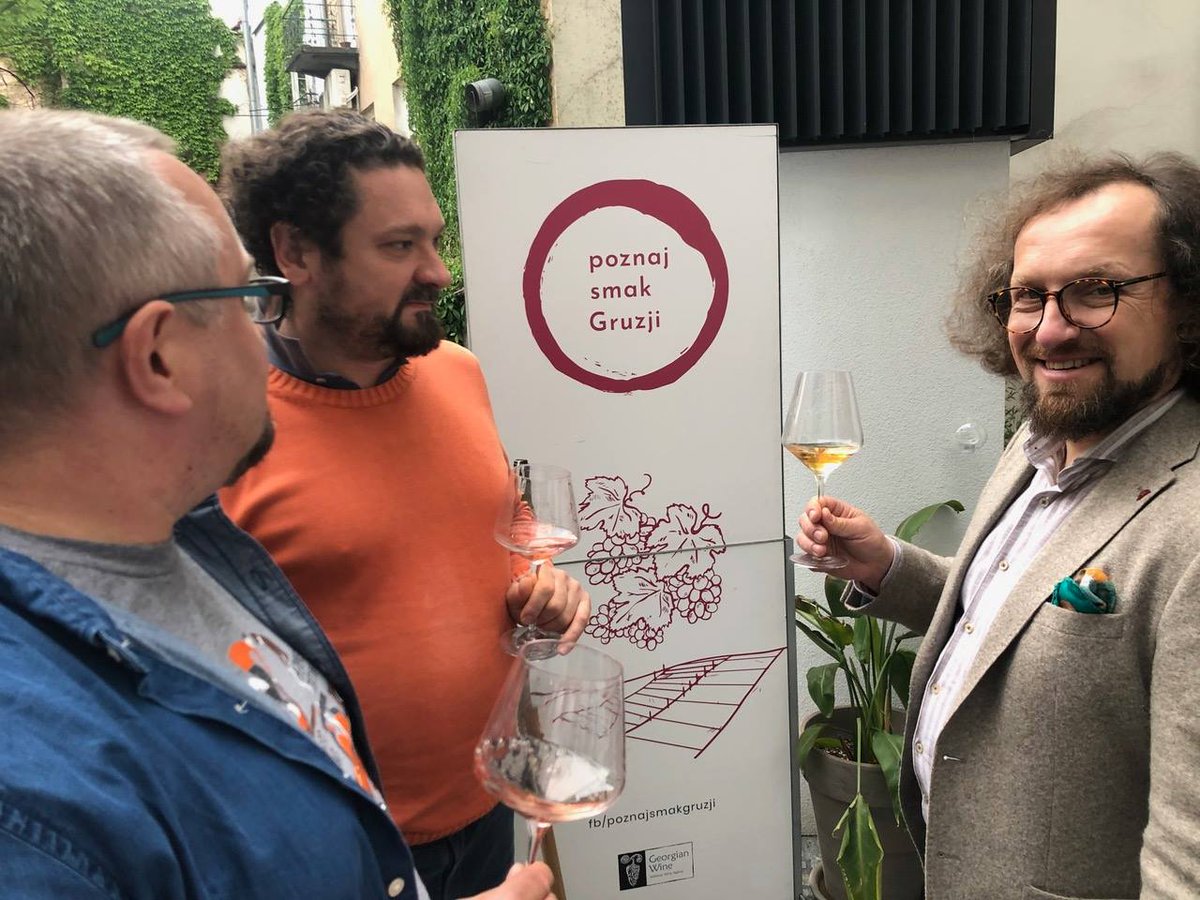 The presentation of #Georgian #wine was organized by the National Wine Agency contractor company - "Malinova" in Krakow, Poland. The event was attended by sommeliers, restaurateurs, wine writers and media representatives from Krakow and Katowice.