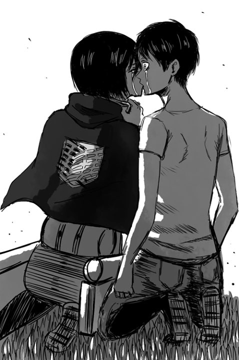 Eremika kiss in chapter 50 in my mind all time from now on. 