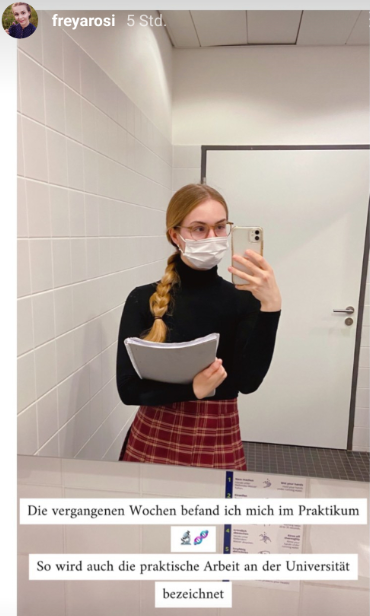 IbDoku's tweet photo. Die Identitäre Freya #Honold aus #Dresden bespielt ihren propagandistischen Instagram-Account, wo sie als rechtes Tradwive subtil ihre politische Agenda fortführt, mittlerweile auch mit Content aus der @tudresden_de .
@BIOTEC_TUD @FSR_Bio_TUD https://t.co/YIWMha9nqc