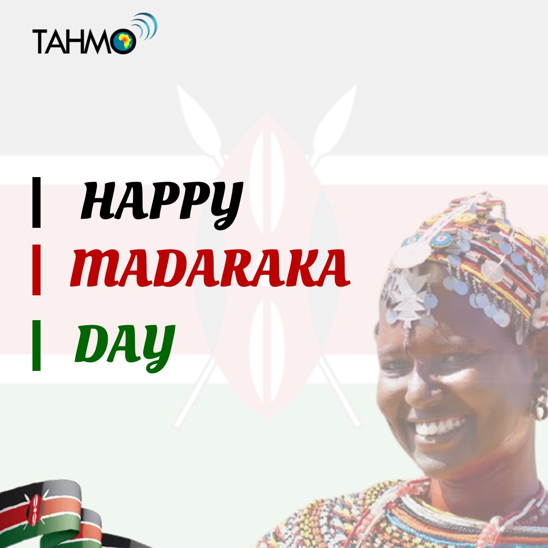 HAPPY MADARAKA DAY KENYA

With love,
-TAHMO