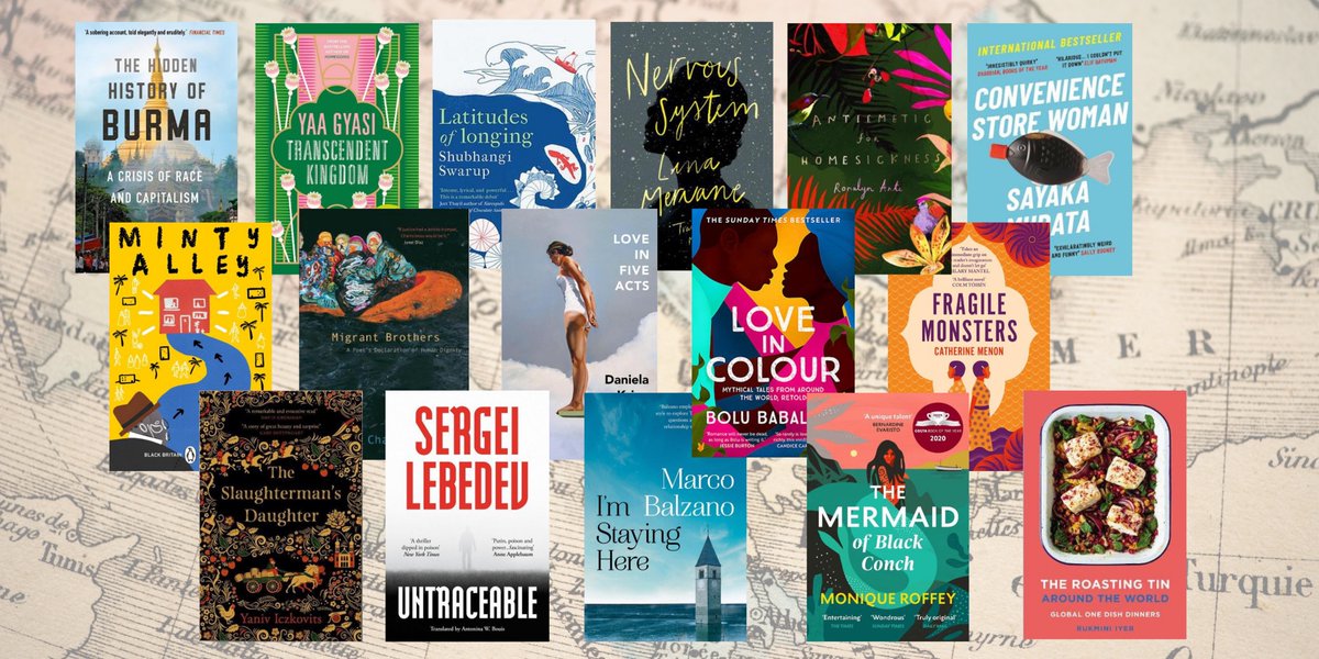 This month we're celebrating books from #AroundTheWorld. Explore our booklist for adult readers full of fiction and non-fiction titles from all over the globe, including lots of translated texts. Where will your reading take you? 🌎

🔗 readingagency.org.uk/resources/5059/