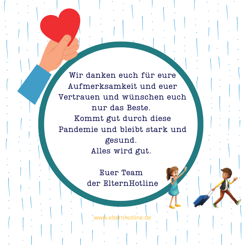 elternhotline's tweet photo. Liebe #Eltern und #Familien, 
schweren Herzens ist heute der Tag gekommen, an dem wir uns von euch verabschieden müssen. 😢

Unsere Seite wird weiterhin online bleiben, allerdings wird es keine neuen Aktivitäten und keine Antworten mehr auf Nachrichten geben. 
#WirStärkenEltern https://t.co/Qlq9zEwqAL