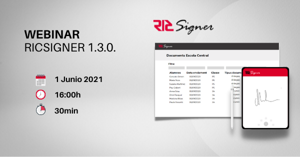 RICDOC_division's tweet photo. 🔴 Recuerda conectarte a las 16:00h al Webinar de RICSigner. ¡Todavía estás a tiempo de inscribirte!
𝗙𝗼𝗿𝗺𝘂𝗹𝗮𝗿𝗶𝗼> https://t.co/nODOuFeWew
#webinar #junio #firmadigital #ricsigner #Eventos #tecnologia #firmaonline #webinargratuito https://t.co/6Qc5AiTGfb