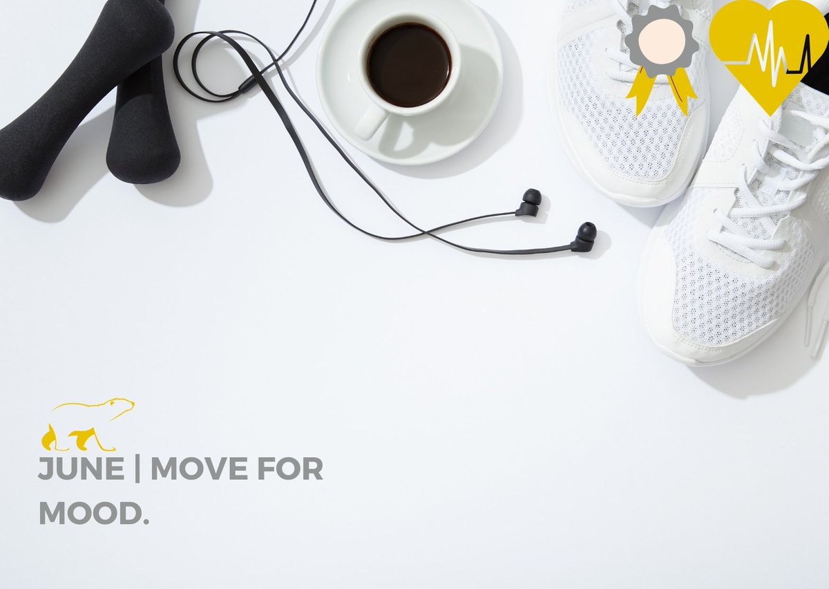 Our internal campaign launches today - hoping to encourage our entire team to #MoveforMood over the next 4 weeks 🏃🧘🏊