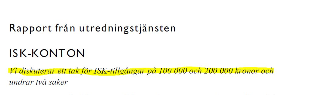 Här har ni <a href="/socialdemokrat/">Socialdemokraterna</a> "miljonärsskatt" på ISK.