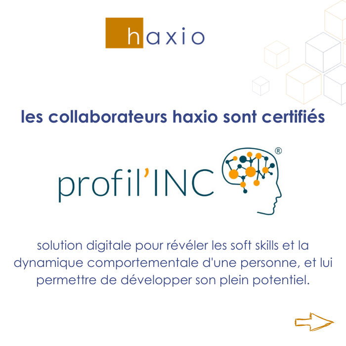 haxio2's tweet image. [#neurosciences]
les collaborateurs haxio ont obtenu la #certification profil'INC : une solution digitale pour évaluer les dynamiques #comportementales (adaptation, résilience, #motivation, assertivité…) des #candidats et #collaborateurs.

pour en savoir + : contact@haxio.fr