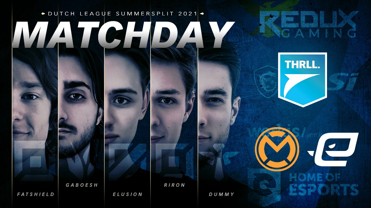 Today is the first day of the Dutch League Summer Split! 
We will have 2 wonderful games for you this evening 💪
🕗 Game 1: 
20:00 vs <a href="/mConesports/">mCon esports</a> 

🕙Game 2: 
22:00 vs @TeamEchoZulu 

Make sure to tune in on: twitch.tv/esportsprimelol and cheer us on! 
#DL2021