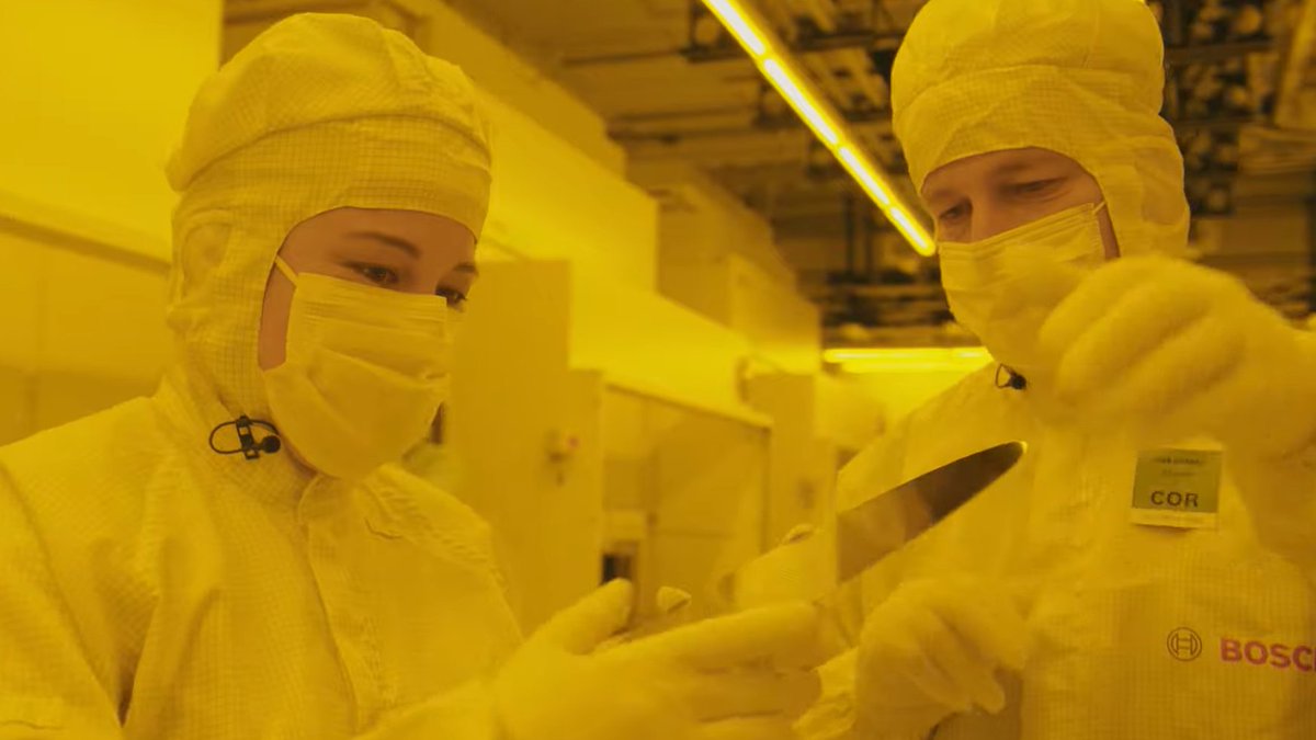 If you missed <a href="/Nicole_Scooter/">Nicole Scott</a>'s second video about <a href="/BoschGlobal/">BoschGlobal</a> #semiconductors, you should have a look now! Join her exploring the production of our microchips in Dresden. Do you like her videos as much as we do? Stay tuned – you’ll see her again soon! bit.ly/31wCXmQ