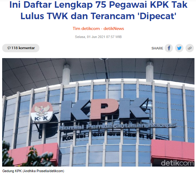 TERPAPAR INFLUENCER
membuat
Netizen jadi sok lebih tau &amp; pintar😂🤣
dari
👇
<a href="/jokowi/">Joko Widodo</a>, Koalisi Guru Besar Antikorupsi, Koalisi Masyarakat Sipil Anti Korupsi (73 NGO/LSM), Pukat UGM, Peneliti Pusat Studi Hukum &amp; Kebijakan +62 (PSHK), ICW, MAKI, PBNU, PGI
&amp;
banyak lainnya

#SaveKPK🙏