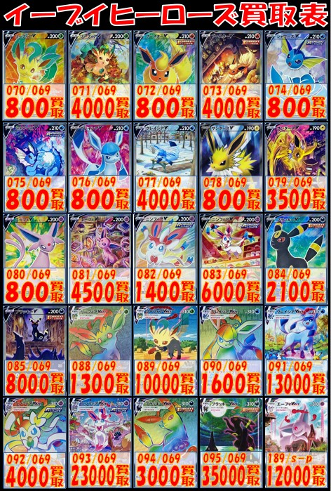 トレカの洞窟 タワー店 ポケモンカード買取 ワタシラガv 50 インテレオン クイックシューター 600 インテレオン うらこうさく 50 ジメレオン 150 ふうせん 100 ふつうのつりざお 50 レベルボール 400 混沌のうねり 500 キャプチャーエネルギー 100 ポケカ