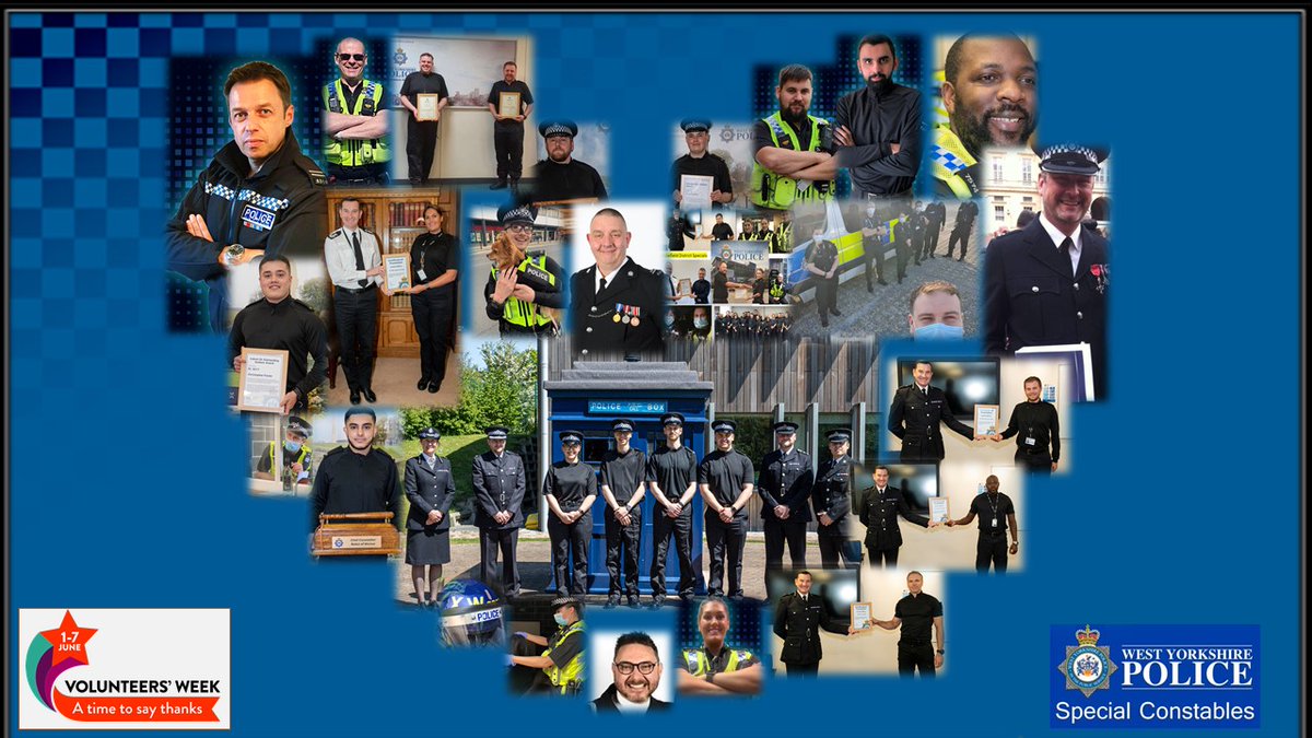 WY Police Specials (@wyp_specials) on Twitter photo Itโs #VolunteersWeek. We want to give a massive shout out to our Special Constables. Who have volunteered 73,772hrs from June2020-June2021 <a href="/WYPJohnRobins/">John Robins QPM DL</a> <a href="/WYP_BDSpecials/">Bradford Special Constabulary</a> <a href="/WYP_CDSpecials/">Calderdale Special Constabulary</a> <a href="/WYP_KDSpecials/">Kirklees District Special Constabulary</a> <a href="/WYP_SRANS_SC/">Ops Support Specials</a> <a href="/WYP_LeedsSC/">Leeds Special Constabulary</a> <a href="/WYP_WDSpecials/">Wakefield Special Constabulary</a> Itโs #VolunteersWeek. We want to give a massive shout out to our Special Constables. Who have volunteered 73,772hrs from June2020-June2021 <a href="/WYPJohnRobins/">John Robins QPM DL</a> <a href="/WYP_BDSpecials/">Bradford Special Constabulary</a> <a href="/WYP_CDSpecials/">Calderdale Special Constabulary</a> <a href="/WYP_KDSpecials/">Kirklees District Special Constabulary</a> <a href="/WYP_SRANS_SC/">Ops Support Specials</a> <a href="/WYP_LeedsSC/">Leeds Special Constabulary</a> <a href="/WYP_WDSpecials/">Wakefield Special Constabulary</a>