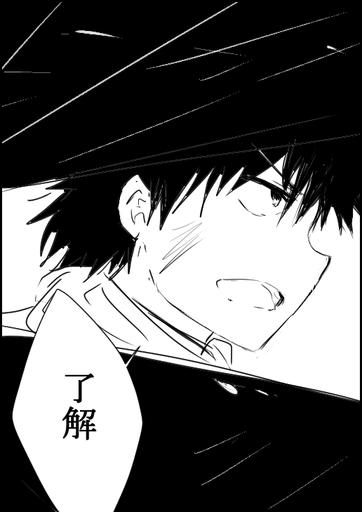 大分前に載せたイラストですが、言葉が合った方がやっぱりいいと思い、載せた版出してみました…
◆尚、新約とあるのネタバレ含みます 