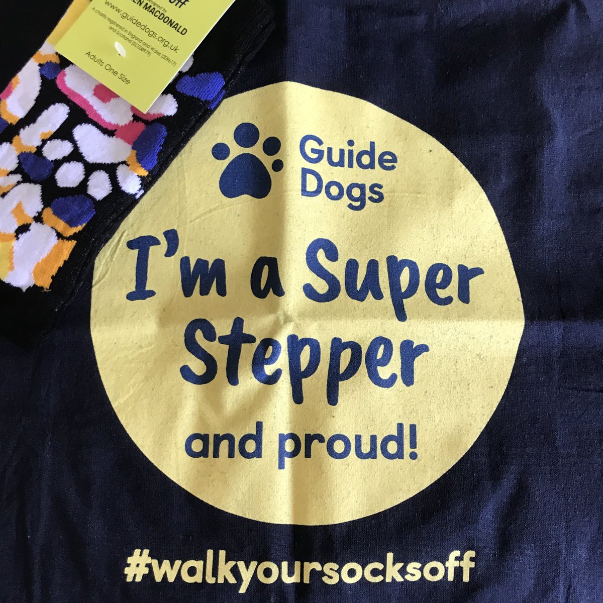 SuperWicksy's tweet photo. Friends who were with me through the great foot debacle of 2020 β¦ itβs official β¦ Iβm a Super Stepper β¦ if you wanted to make a difference to someoneβs life you can still donate to β¦@guidedogsβ© #walkyoursocksoff https://t.co/2kiJmPJQIR