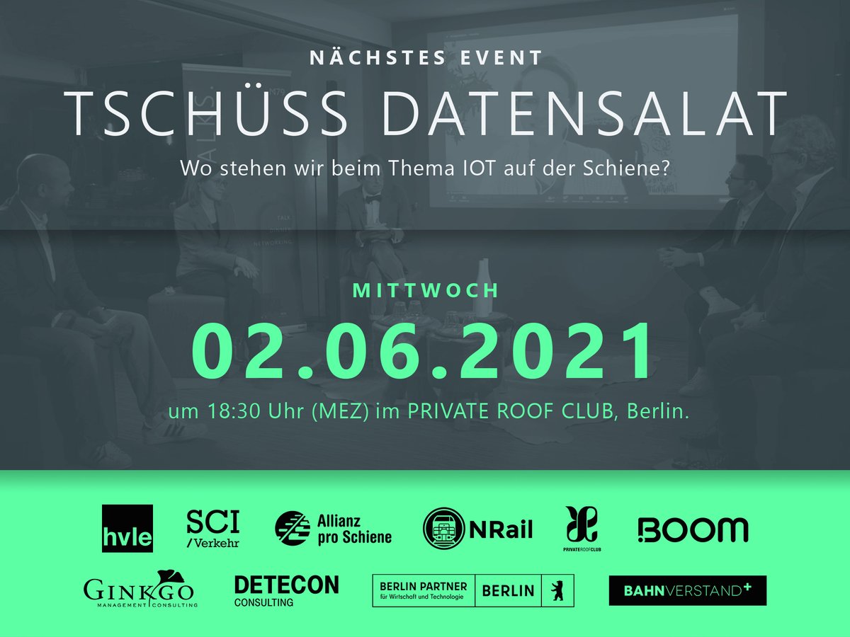 Schienenallianz's tweet photo. Unser Fördermitglied Menlo79 lädt morgen wieder zu einer spannenden Ausgabe #RailTalks ein. Zur online Anmeldung geht es hier entlang: https://t.co/mnGXiOmoyT https://t.co/BUiPfsDkFg