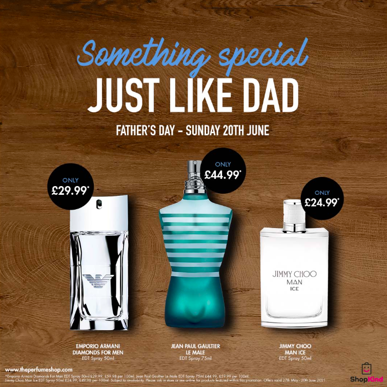 Fort_Shopping's tweet photo. Something special just like dad, let @theperfumeshop find his forever scent. Visit them in store today. https://t.co/2BzptjDLEL