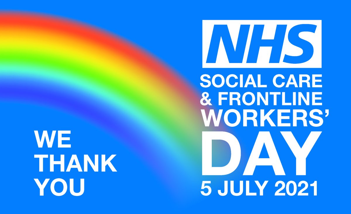 REMINDER SOCIAL CARE &amp; FRONTLINE WORKERS' DAY IS JULY 5th 2021

There are lots of ways you can get involved in NHS, Social Care and Frontline Workers’ Day, and raise money for NHS Charities Together and the National Care Association while you’re having fun
nhsfrontlineday.org