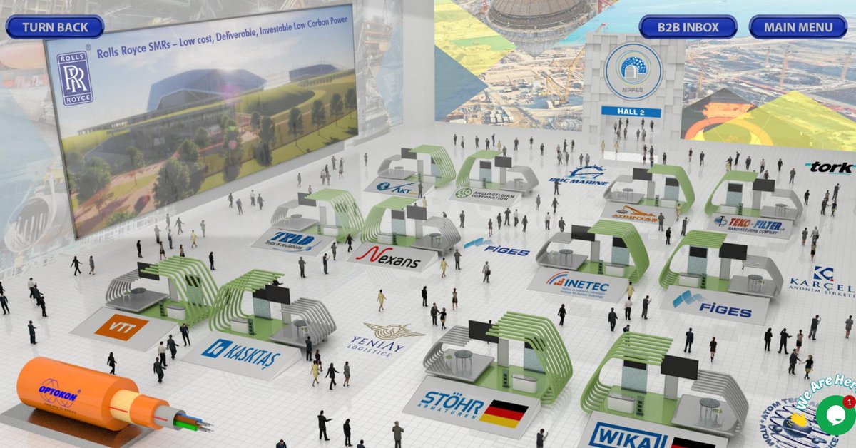 nuclearmeetings's tweet photo. Which hall did you start visiting booths firstly?

#VNPPES https://t.co/gzA51UWozX