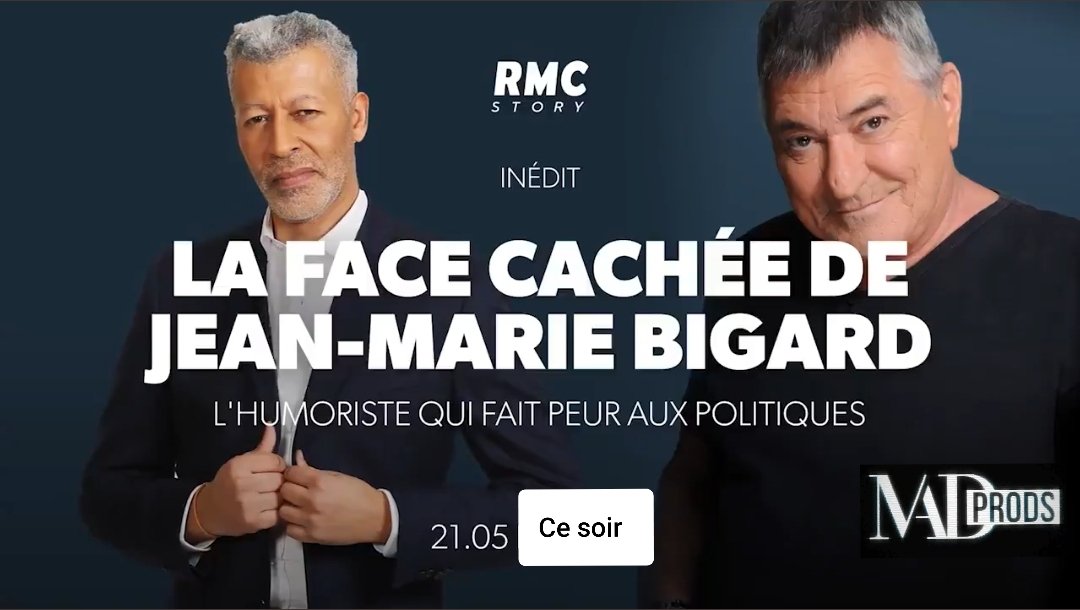 MdelormeauFans_'s tweet image. ❗#ANePasManquer ce soir 😊

🕘 21h05 sur @RMCStory

🎬 Doc inédit signé #Madprods
(@Mdelormeau &amp;amp; @gfrisquet)

➡️ #LaFaceCachée de Jean-Marie #Bigard 

Présenté par @RachidMBarki