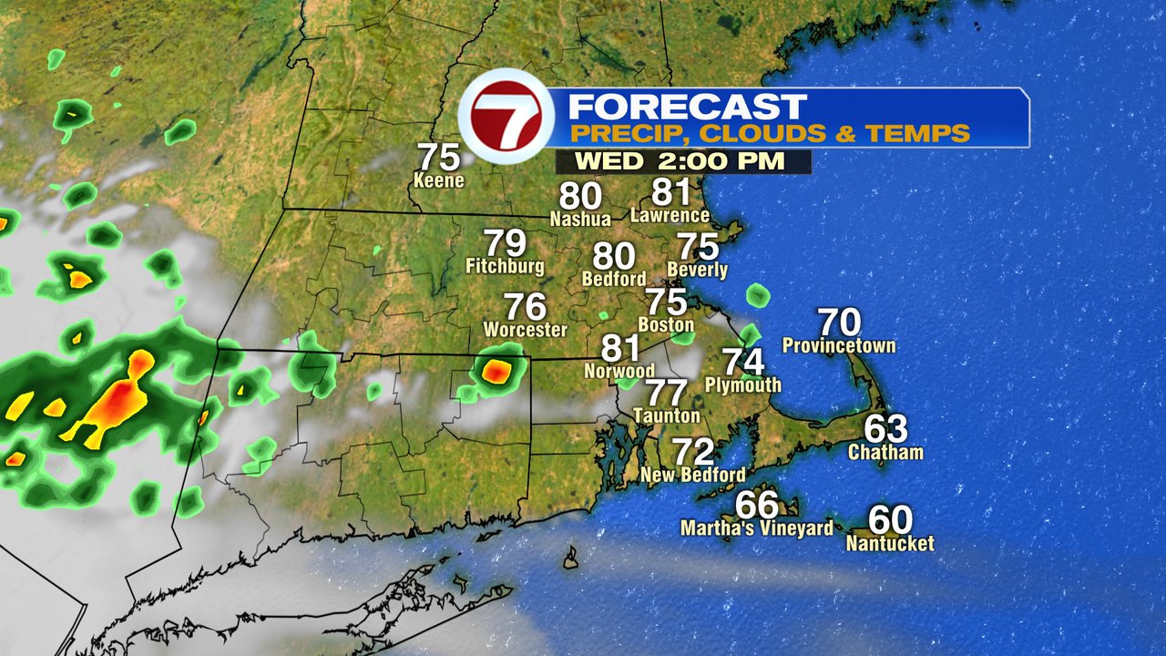 Back To Summer Weather Boston News, Weather, Sports WHDH 7News
