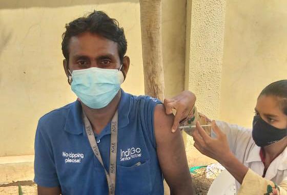 IndiGo6E's tweet photo. Going non-stop until our entire workforce is vaccinated! Have you got your shot yet? #GetVaccinated
#LetsIndiGo #Aviation #Vaccination #Vaccinated #StaySafe #EachOneForEveryOne https://t.co/SAzVPISZGm