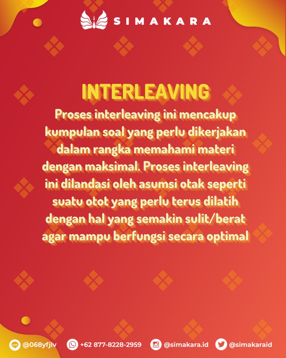 simakaraid's tweet image. Hal ini agar kamu bisa belajar dengan lebih sedikit namun hasilnya lebih maksimal. Seperti apa metodenya? Simak infografis berikut ya!

#UniversitasIndonesia
#SIMAKUI2021
#SIMAKUI
#jalurmandiri
#SeleksiMasukUI
#seleksimandiri