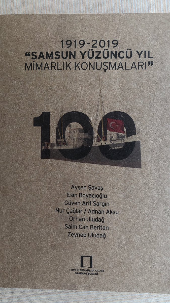 19 Mayıs’ın 100. yılı etkinlikleri kapsamında şubemizde düzenlenen “100. Yıl Konuşmaları” serisinin sonucunda oluşturulan “1919-2019 Samsun Yüzüncü Yıl Mimarlık Konuşmaları” başlıklı kitabımız yayımlanmıştır.