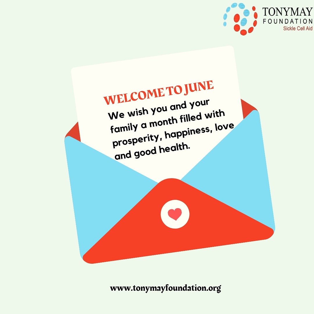 TonyMayF's tweet photo. TonyMay foundation wishes all warriors, caregivers and supporters of people living with Sickle Cell a Happy New Month. We pray that June brings you happiness and good health.
#tonymayfoundation #sicklecelladvocate #sicklecellhealth #sicklecellawareness #warriorsnotsicklers https://t.co/othOYNjZhI