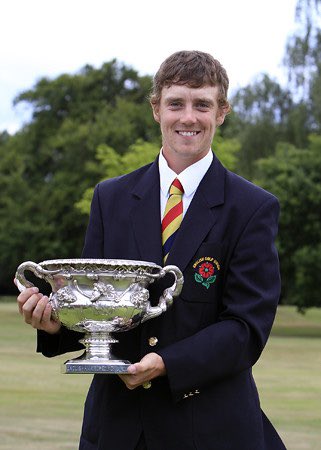 A very youthful—looking Tommy Fleetwood after claiming the English Amateur at <a href="/LittleAstonGolf/">Little Aston GC</a> in 2010