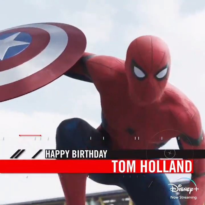 RT @MarvelUK: Swing in to the comments and wish Tom Holland – AKA Spider-Man – a happy birthday! https://t.co/maGZhdXrkh