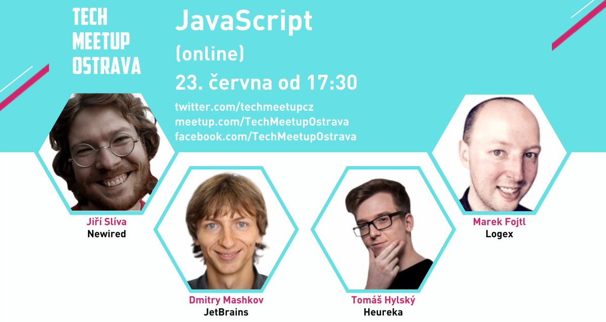 techmeetupcz's tweet photo. Už je to tady❗🤩Jen 3 týdny zbývají do dalšího @techmeetupcz a tématem bude tentokrát #JavaScript! Oblíbené téma, na které jsme pro vás sehnali opravdu parádní partu speakerů, takže je na co se těšit!😉🎉

Více na https://t.co/QR1zNRGM98.

#javascript #react #angular #dev https://t.co/Qv81ezfSem