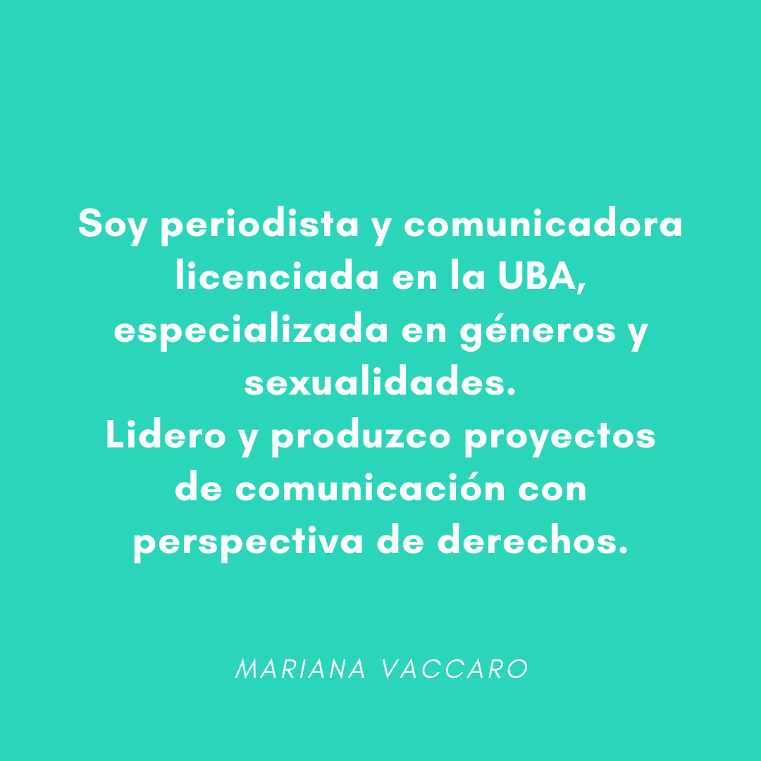 UrbanasProd's tweet photo. En #Urbanas no solemos hablar con nombres propios porque creemos en el trabajo en equipo, pero queremos que conozcas quiénes somos les profesionales que llevamos adelante los proyectos de #Comunicación con #PerspectivadeGéneros y #Derechos

Mariana Vaccaro - 
@vaccaromariana https://t.co/AxjHKpffyp