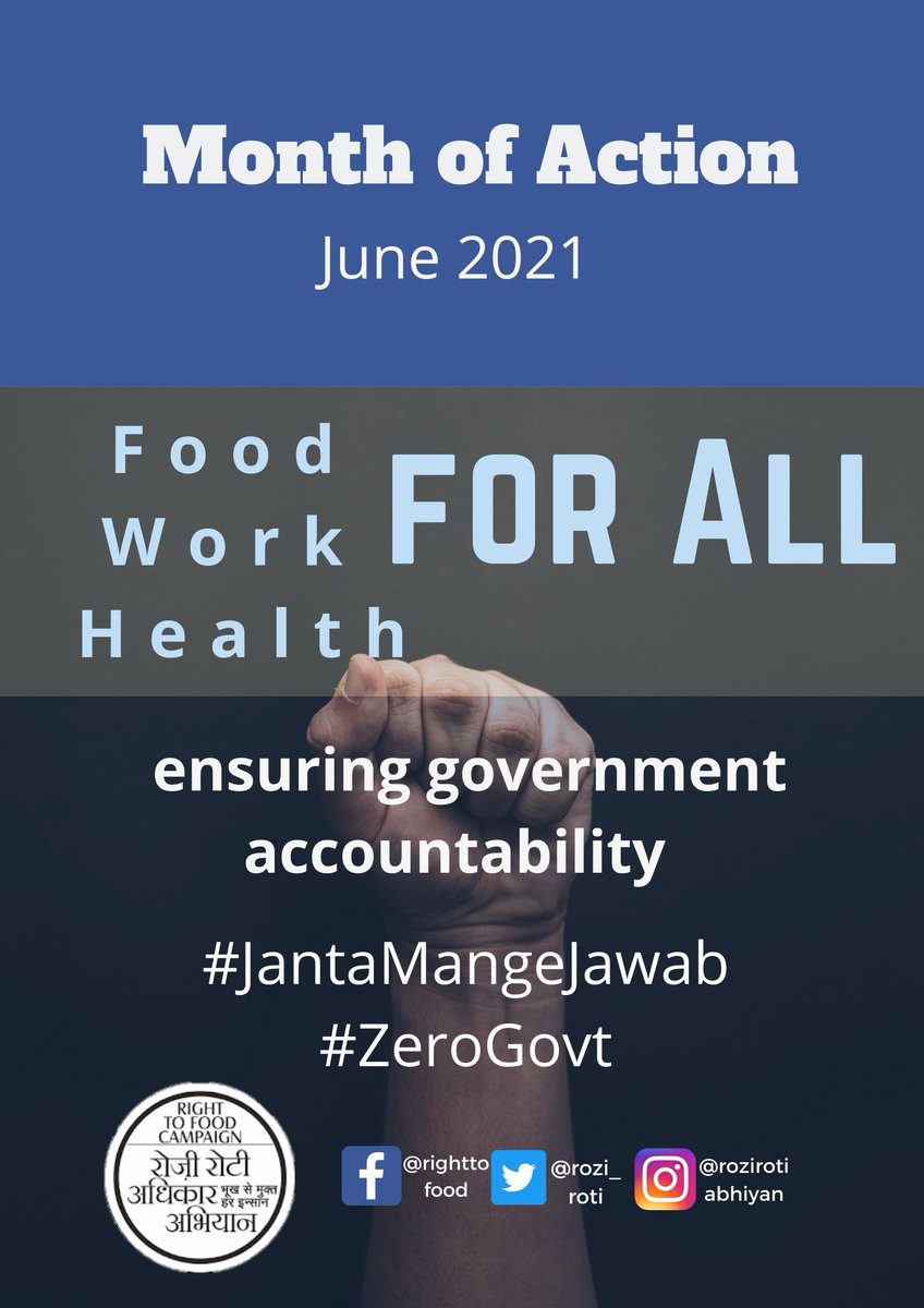 OrissaRtf's tweet photo. The mismanagement of #COVID19 and economy has lead to serious health, food and work crisis. When we needed government most we have got #ZeroGovt. @rozi_roti have initiated a month long campaign demanding accountability #JantaMangeJawaab https://t.co/qHQ2IFrH0G