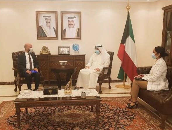 Chief @mazenhosn @IOMKuwait 
Met w/ Deputy of FAM at @MOFAKuwait 
@KuwaitiCM @CarmelaGodeau @IOM_MENA @UNmigration @IomQatar @ImanYEreiqat @IOMBahrain @IOMBangladesh @UNinKuwait @KuwaitMissionUN @QatarAtUN @IOMatEU @IOMRONairobi @IOM_GMDAC 
@KuwaitNews @CGCKuwait @thetimesq8 @UN