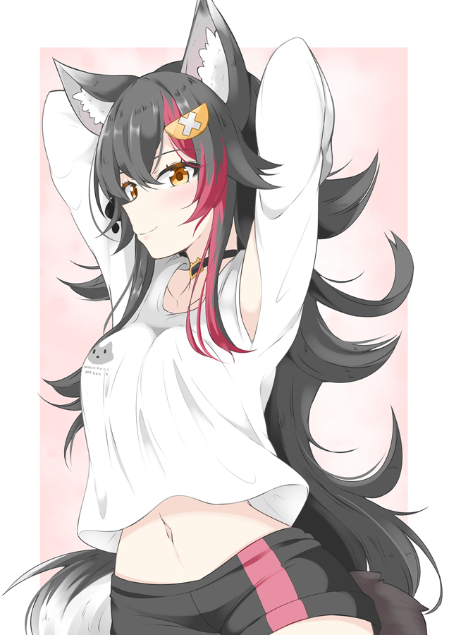 大神ミオ 「🐺
#みおーん絵 」|いちみ＠ホロ学、あくおか本委託中のイラスト