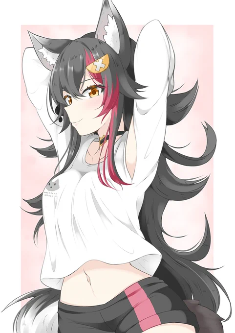 🐺
#みおーん絵 