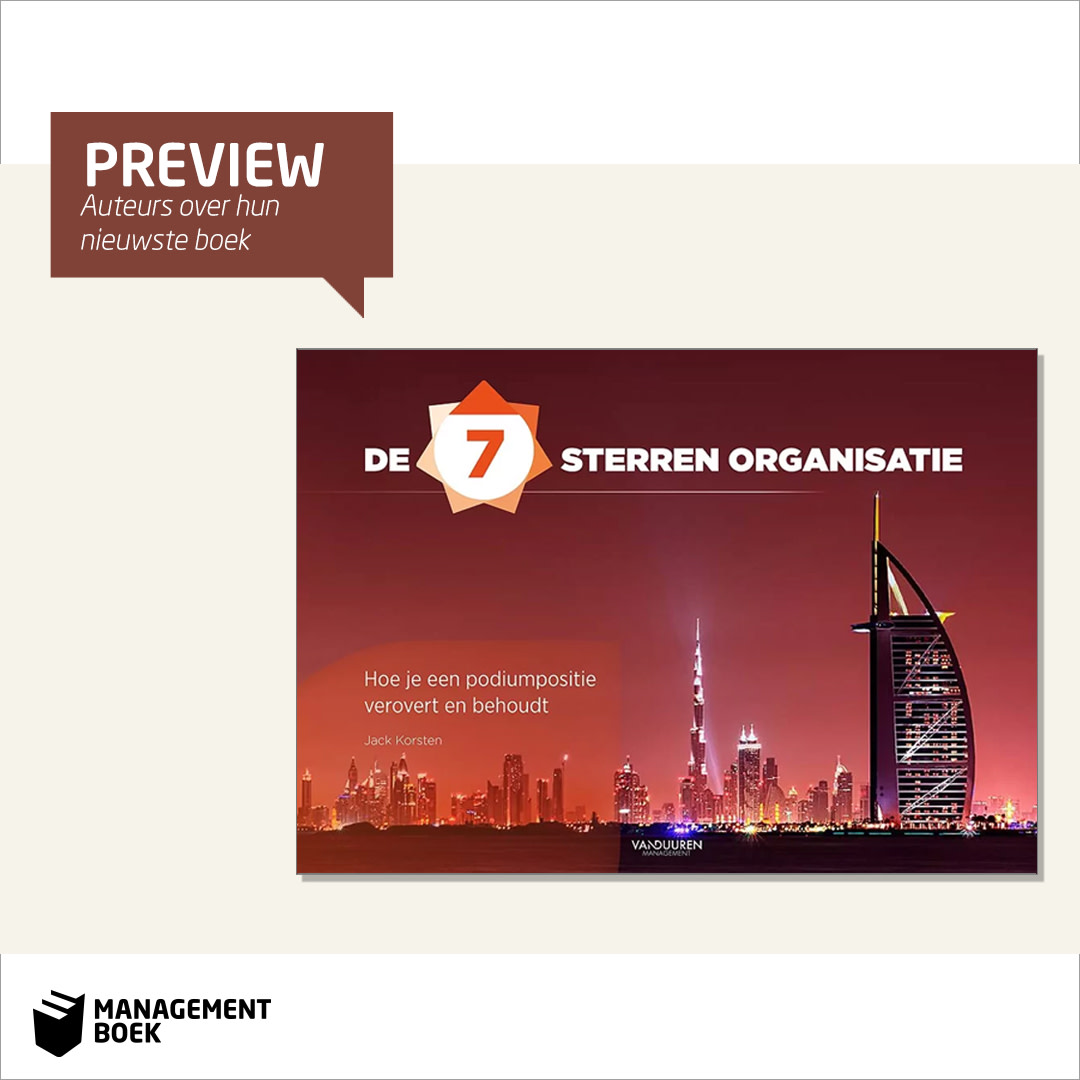 'Hoe je een podiumpositie verovert en behoudt.' Met het denk- en doeboek De 7 sterren organisatie wil Jack Korsten <a href="/GroeiPartner/">GroeiPartner</a> je verleiden om je eigen droomorganisatie te gaan realiseren. In de preview vertelt hij hoe dat er uitziet: bit.ly/3vESu1d
<a href="/VD_Management/">VanDuurenManagement</a>