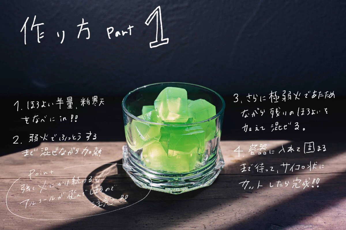 暑い日に食べたくなる、ほろよいの大人なゼリーポンチのレシピ！